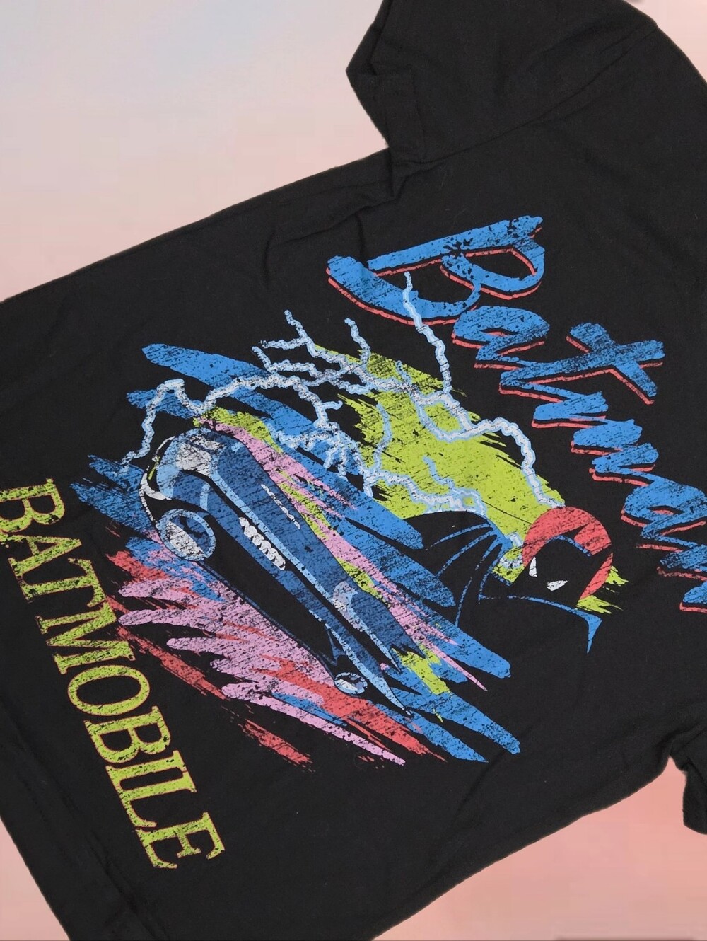 Vintage Batman Batmobile Graphic T-Shirt Adult size Small